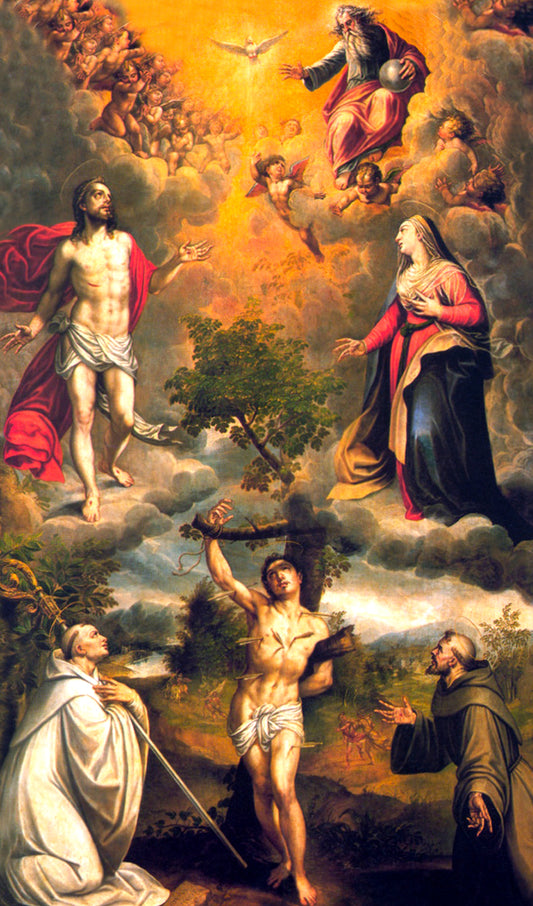 Jesus with the Saints