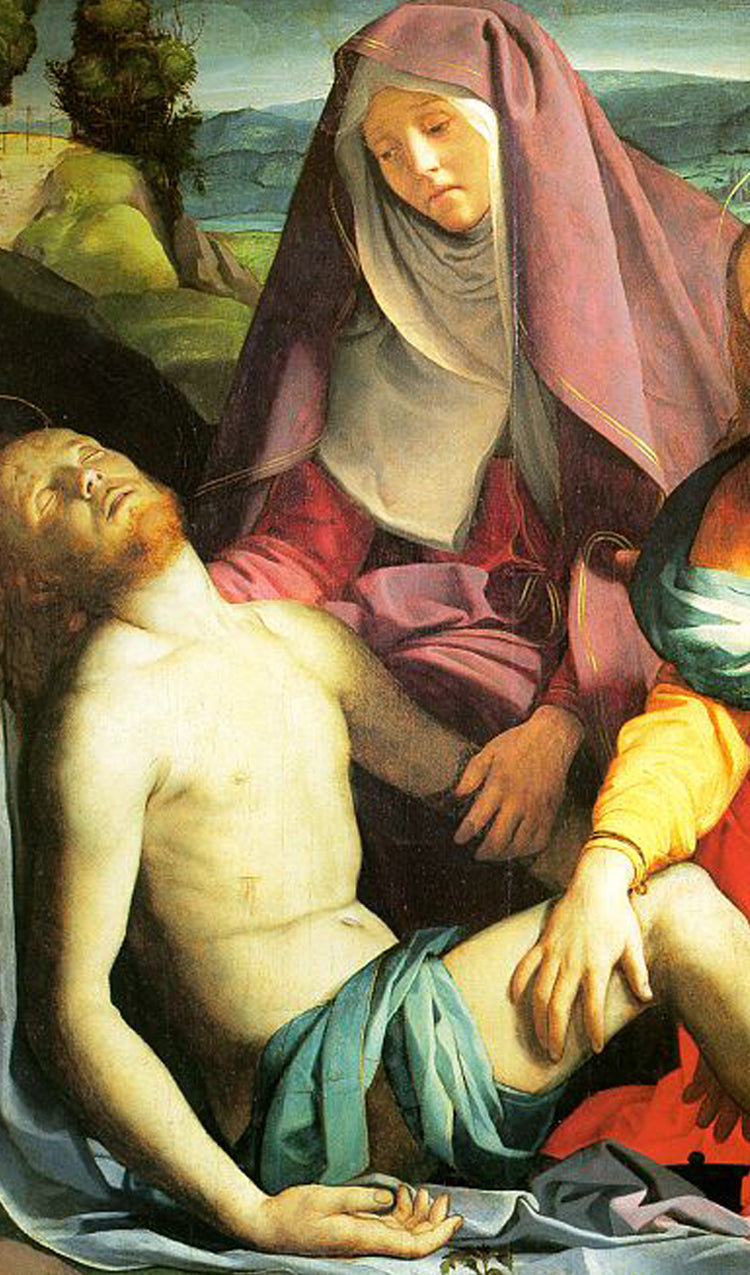 Jesus taken down from the Cross