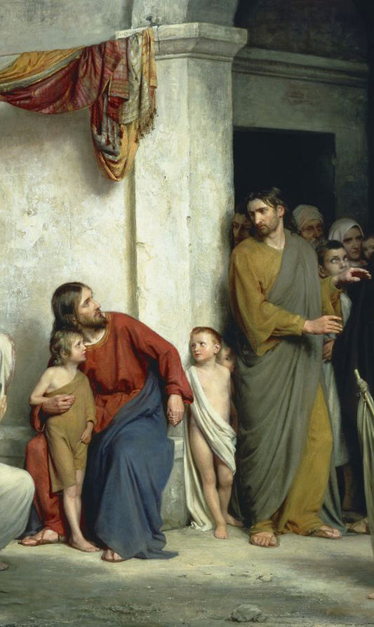 Jesus Protecting a Child