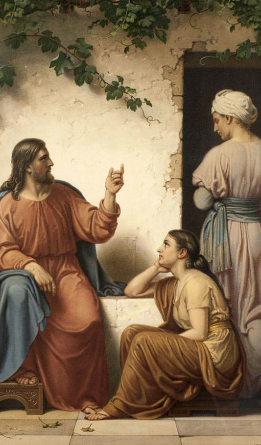 Jesus Speaking to Two Women
