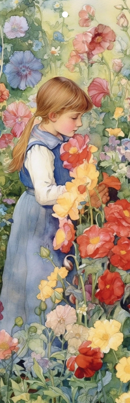 Girl in a Garden