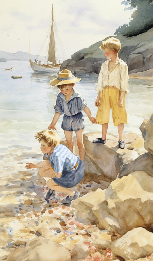 Boys at the Sea Shore