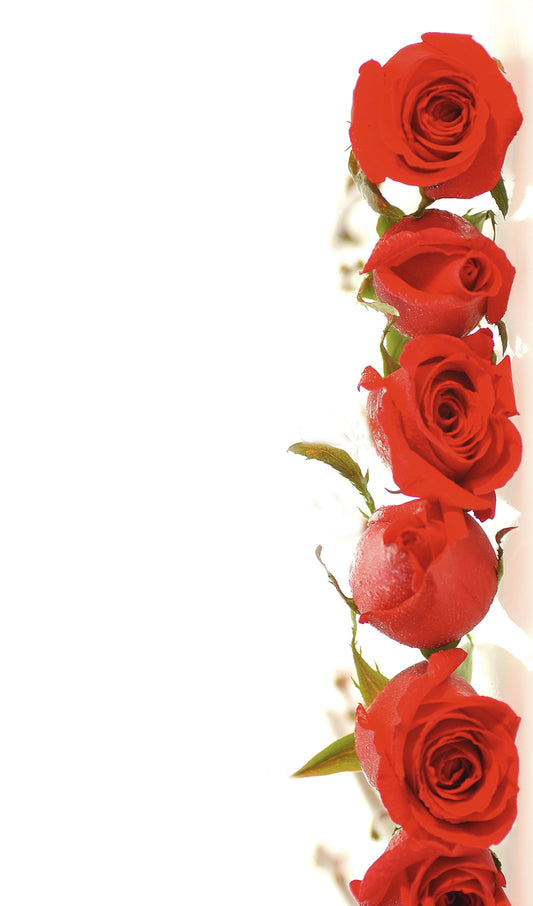 Roses with Space for Prayer or Poem