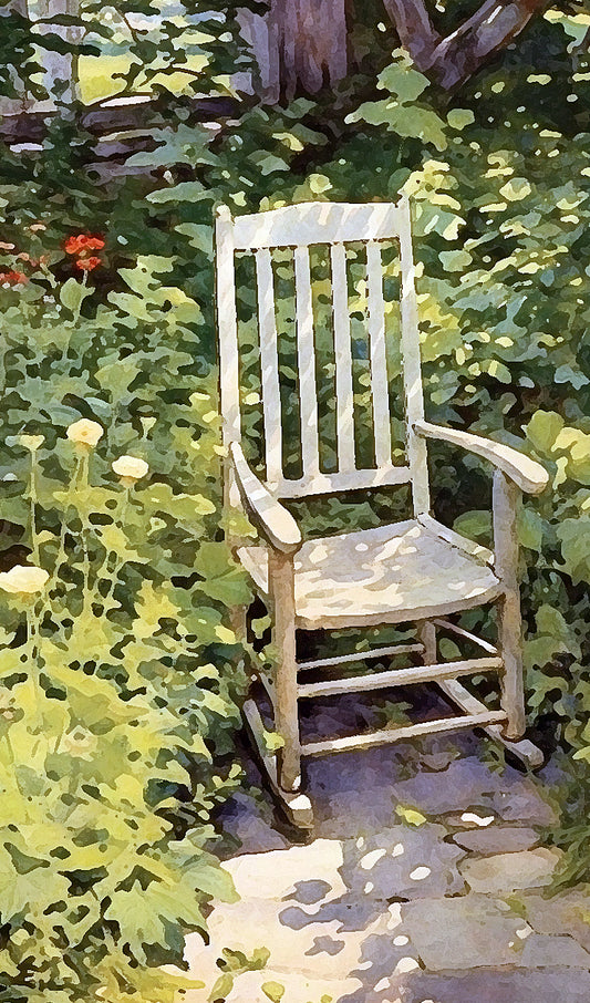 Empty Garden Chair
