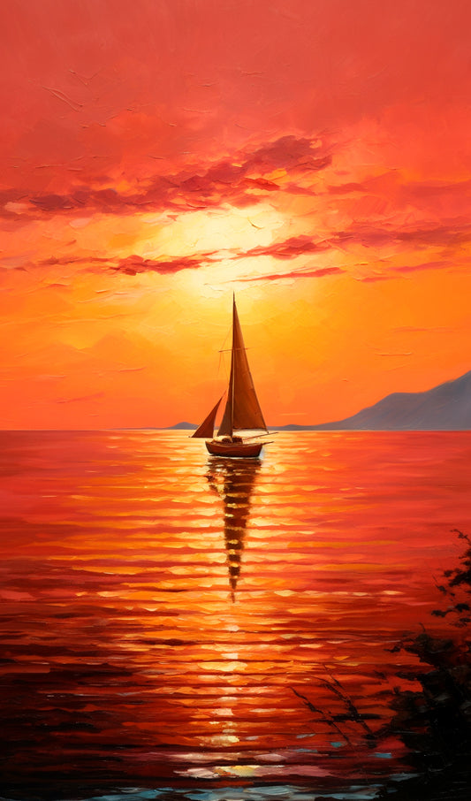 Sailboat at Sunset