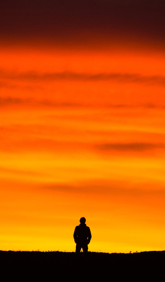 Man at Sunset