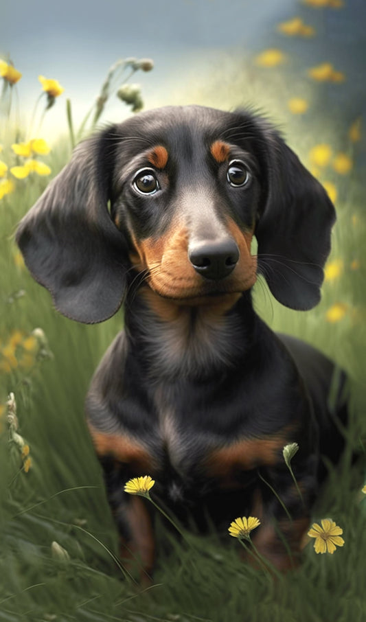 Dachshund in a Meadow