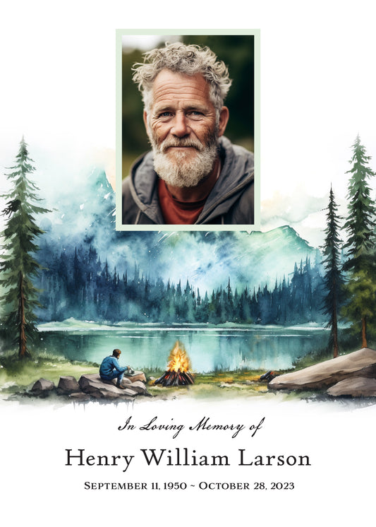 Camp Fire Remembrance Cards