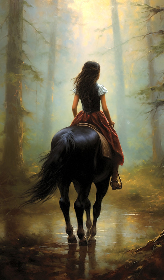 Girl on Horseback