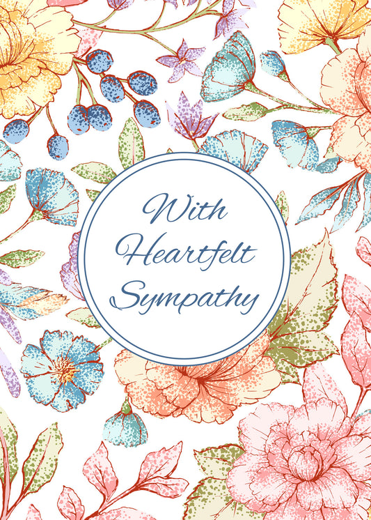 With Heartfelt Sympathy Card