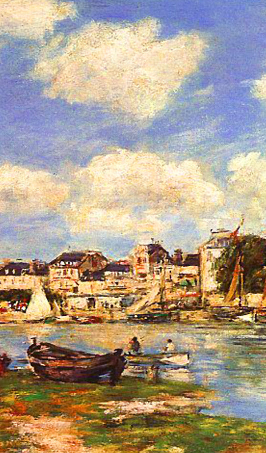 Fishing Village Painting