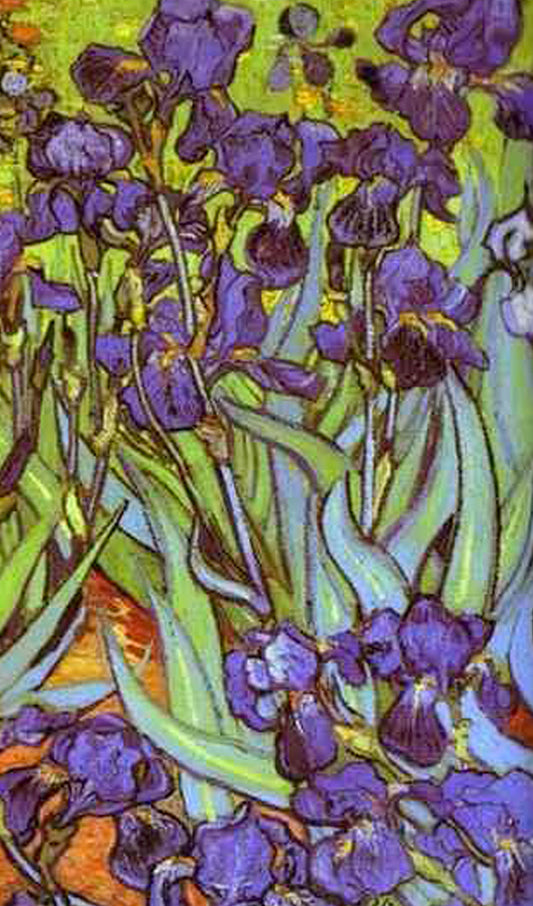 Van Gogh's Purple Lilies Painting