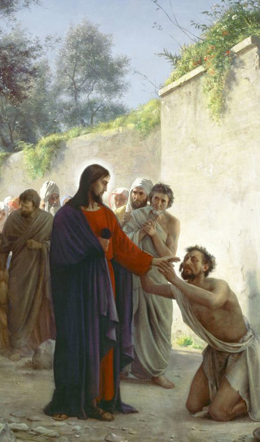 Jesus Heals a Leper