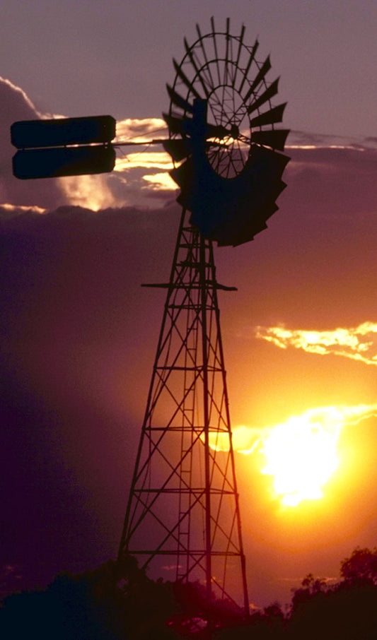 Windmill on a Farm