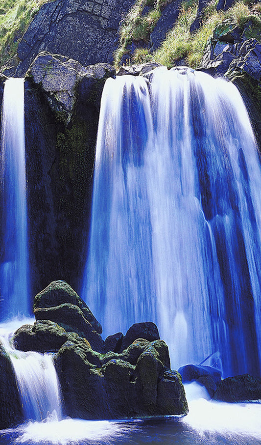 Waterfall in the Mountains