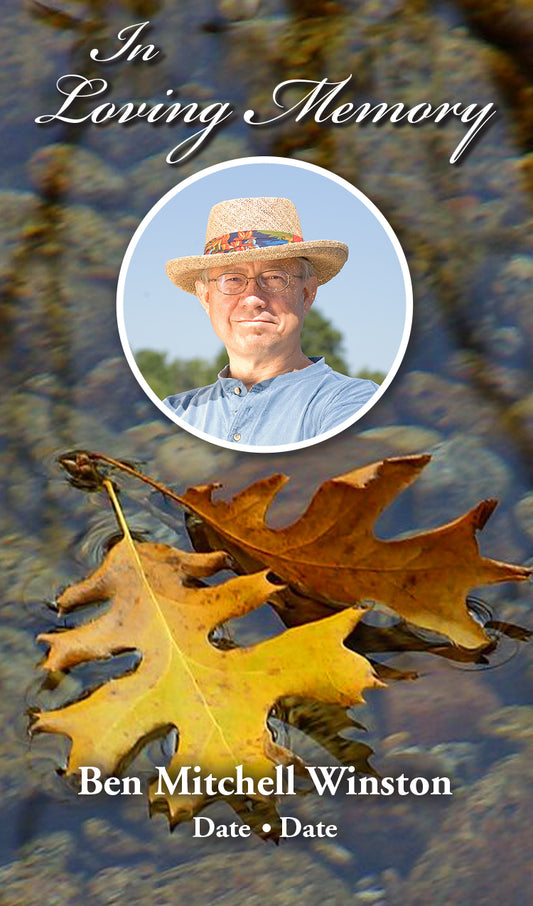 Oak Leaves Floating on Water Studio Collection